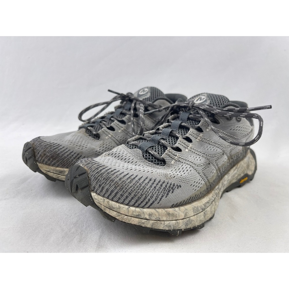 Merrell Moab Flight Womens 8.5 Gray Vibram FloatPro Trail Shoes Mesh Hiking